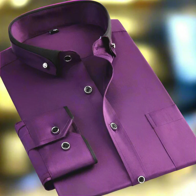 Albert™ | Chemise en coton classique à manches longues