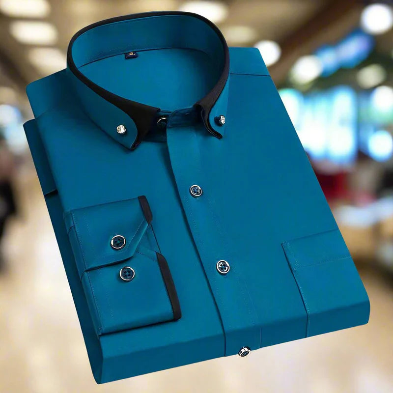 Albert™ | Chemise en coton classique à manches longues