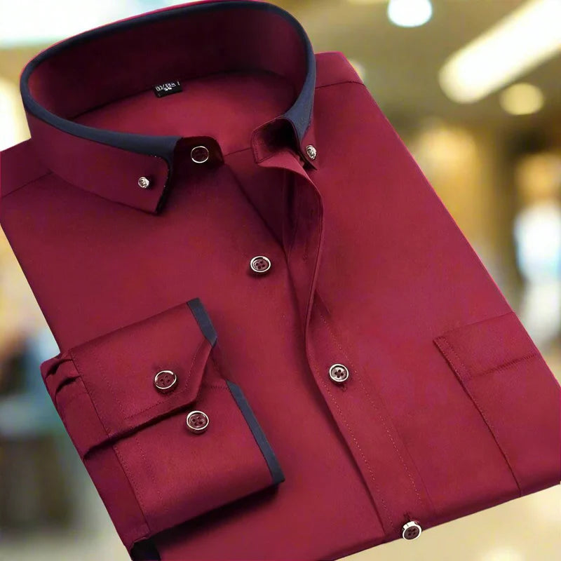Albert™ | Chemise en coton classique à manches longues