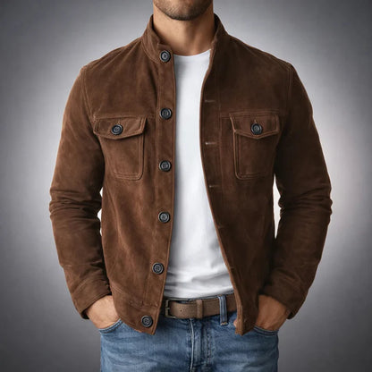 Veste en daim Halifax