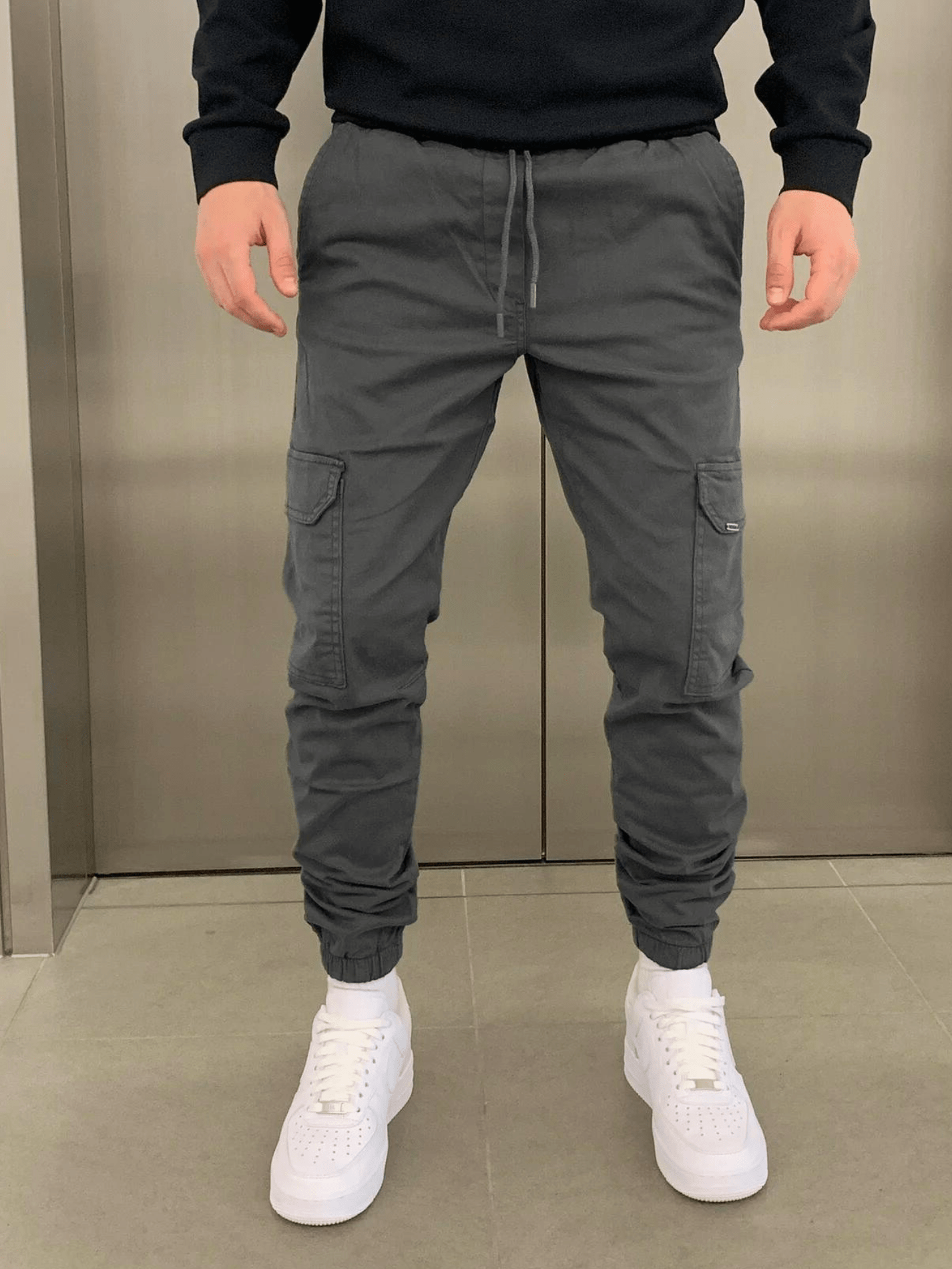 Pantalon cargo tapered Allure Milanaise