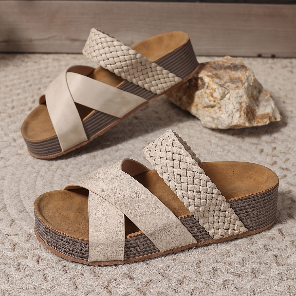Jada™| Sandales ergonomiques en cuir premium