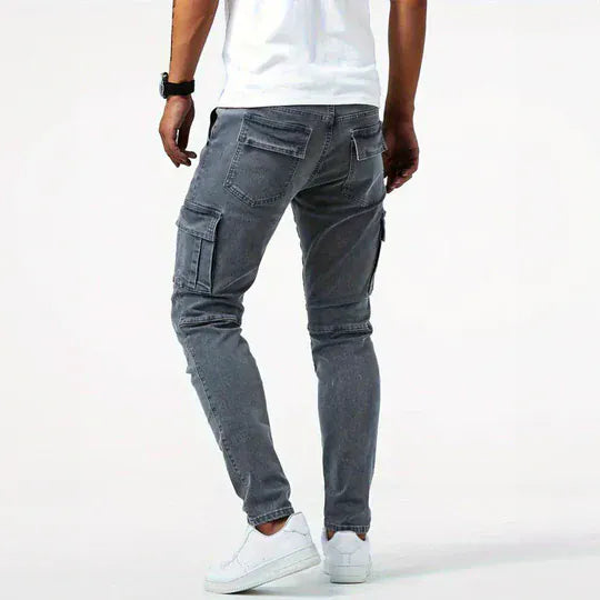 Jeans en denim cargo Allure Milanaise