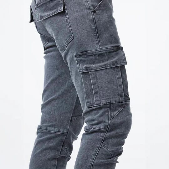 Jeans en denim cargo Allure Milanaise