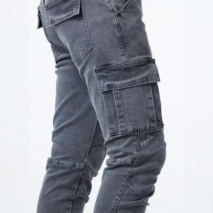 Jeans en denim cargo Allure Milanaise