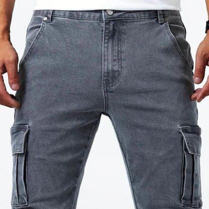 Jeans en denim cargo Allure Milanaise
