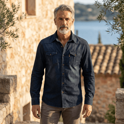 Chemise en denim Allure Milanaise