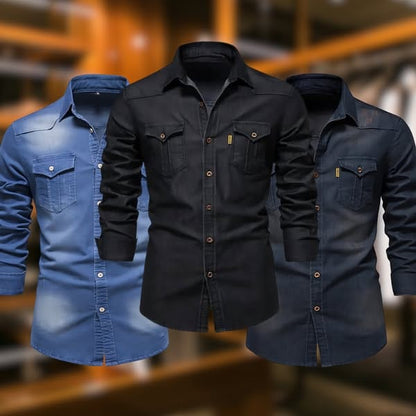Chemise en denim Allure Milanaise
