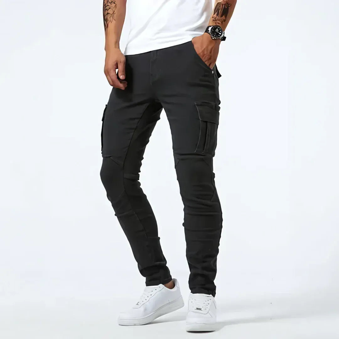 Jeans en denim cargo Allure Milanaise