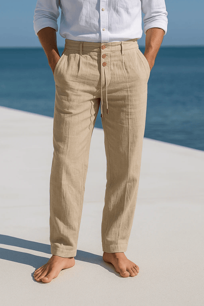 Pantalon en lin Porto Allure Milanaise