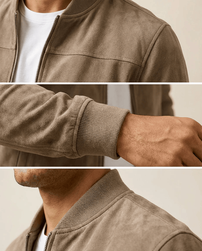 Veste en velours de daim Allure Milanaise