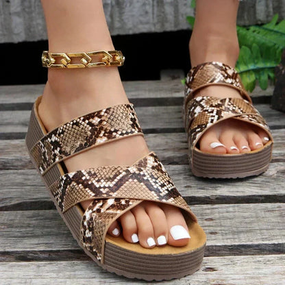 Jada™| Sandales ergonomiques en cuir premium