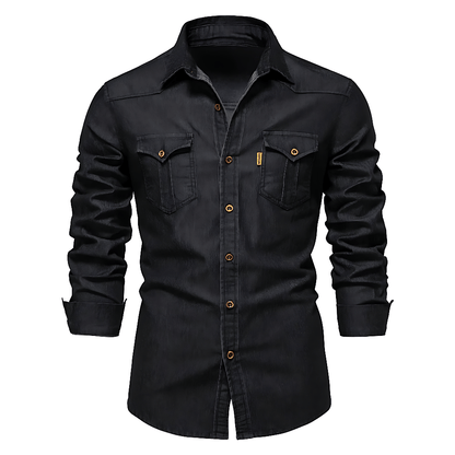 Chemise en denim Allure Milanaise